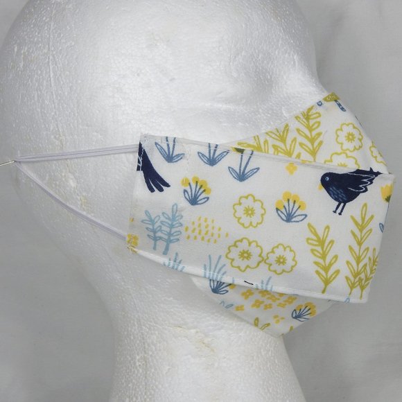 Beautiful Handmade Face Mask Girls 10-16 Yo. - Picture 1 of 6